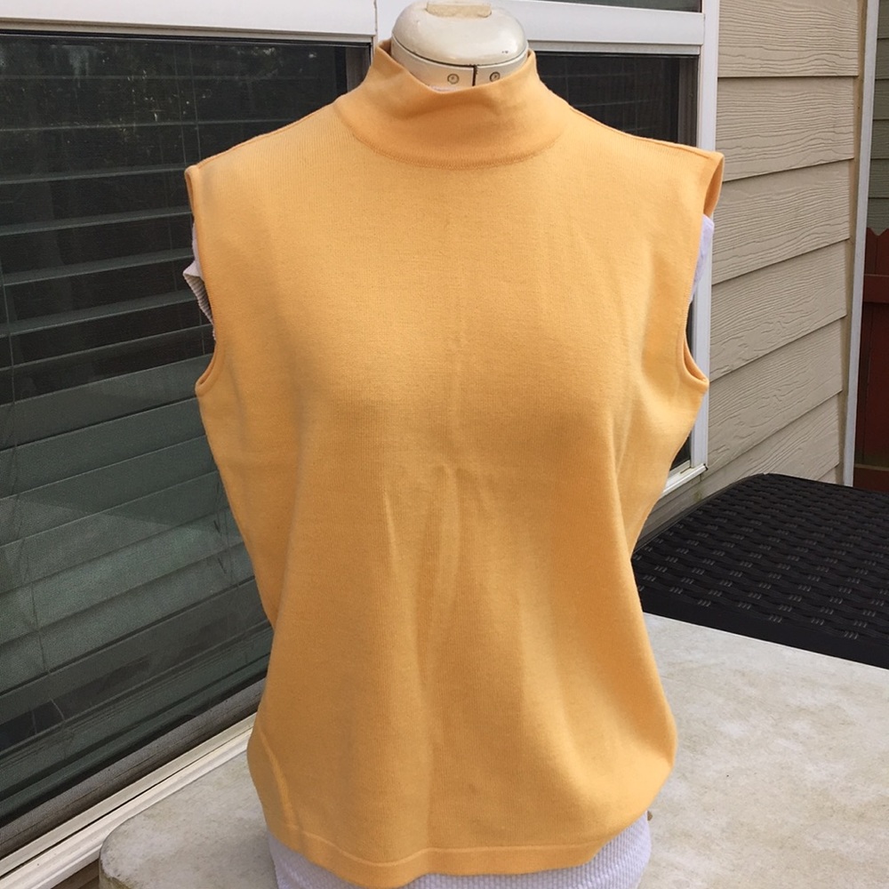 Escada yellow blouse 42